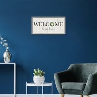 Welcome To Our Home Wreath Wall Plaque