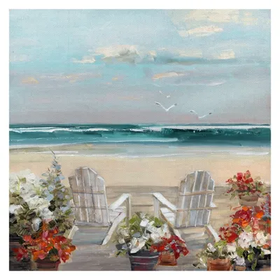 Summer Sea Breeze Giclee Canvas Art Print