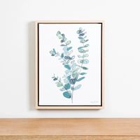 Eucalyptus Stem IV Framed Canvas Art Print