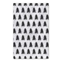 Plaid Camper Tree Hand Towels, Set of 4