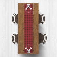 Merry Christmas Rudolf Table Runner