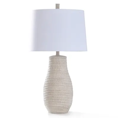 Egg Shell Woven Rope Table Lamp