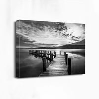 Evening Dock Canvas Art Print