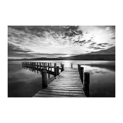 Evening Dock Canvas Art Print