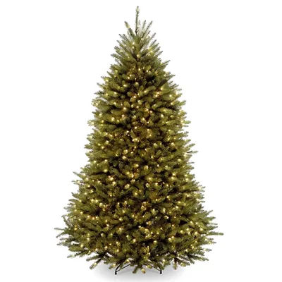 6 ft. Pre-Lit Dunhill Fir Hinged Christmas Tree