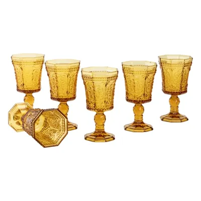 Vatican Amber 6-pc. Wine Glass Set