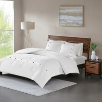 Ivory Waffle Weave 3-pc. Full/Queen Comforter Set