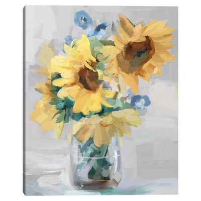 Petite Fleurs Sunflower II Canvas Art Print, 16x20