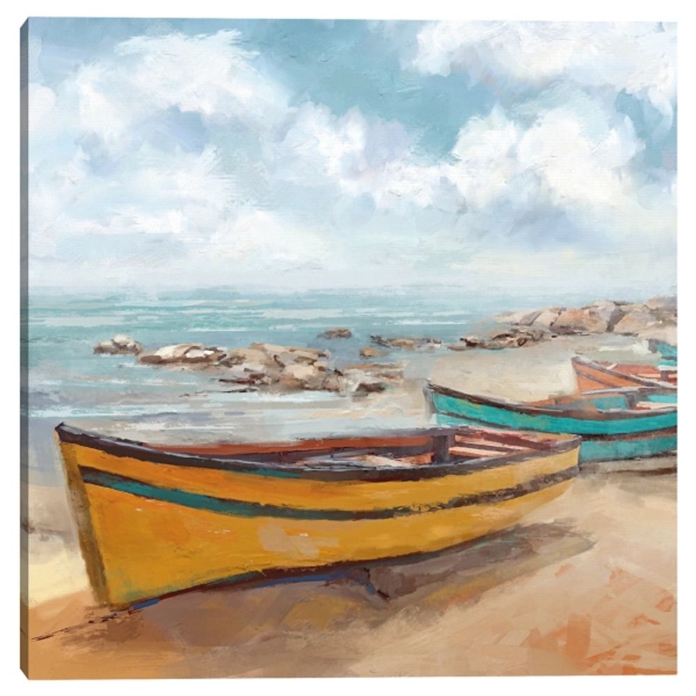 Coastal Colors Canvas Art Print