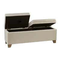 Double Opening Storage Bench
