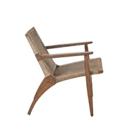 Mid-Century Modern Rattan Accent Chair