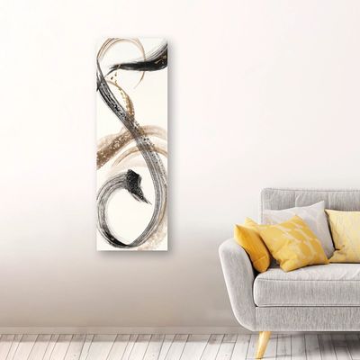 Soft Strokes Neutral Canvas Art Print