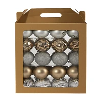 Silver and Gold Shatterproof Ornaments