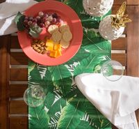 Banana Leaf Outdoor Table Runner, 108 in.