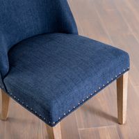 Julia Navy Upholstered Dining Chair