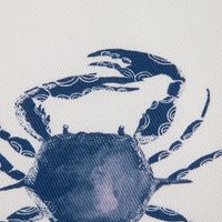 Blue Crab Printed Napkins, Set of 6