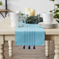 Blue Thera Stripe Table Runner