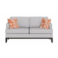 Coral Ocean Flower Outdoor Accent Pillow