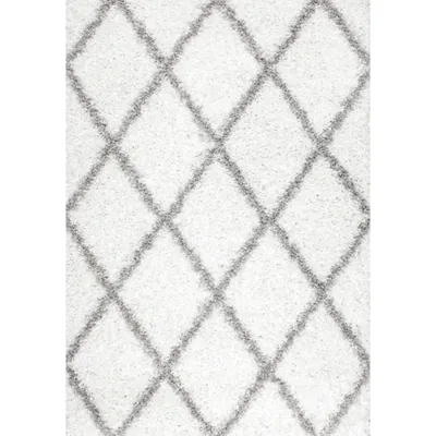 Shaggy Diamond Area Rug, 9x12