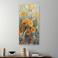 Floral Expression IV Giclee Canvas Art Print