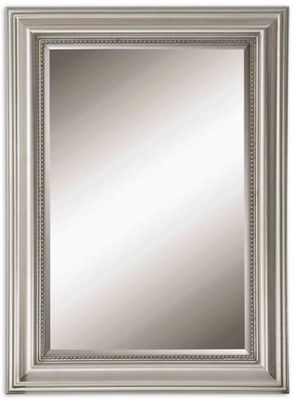 Wooden Silver Leaf Mirror