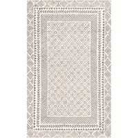 Gray and Cream Border Harrah Runner