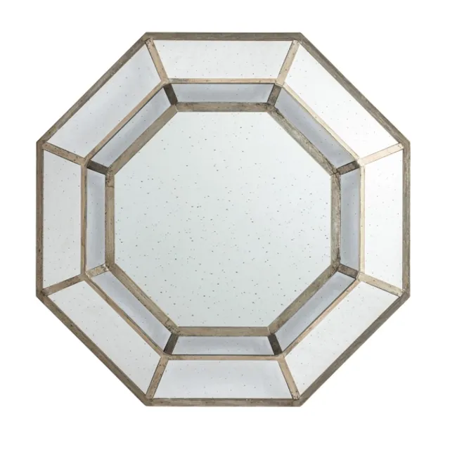 Single Silver Teardrop Panel Mirror, 6.25x58.75