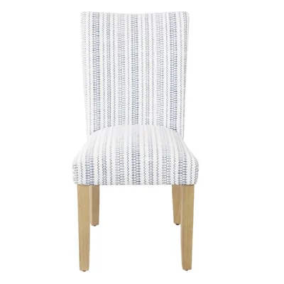 Farmhouse Stripes Highback Dining Chairs, Set of 2