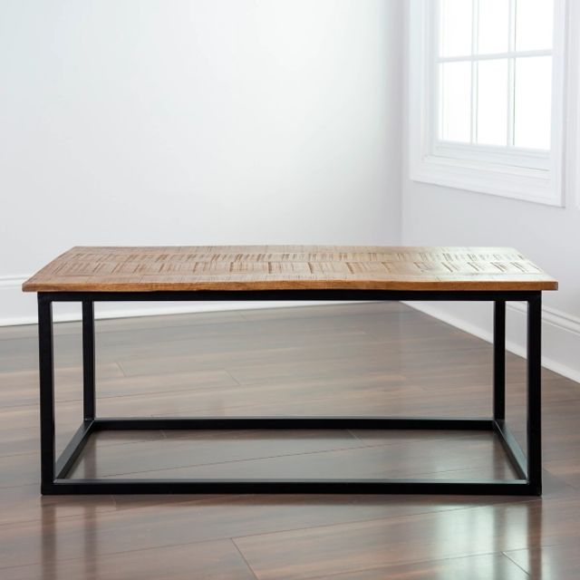 washed wood galos console table