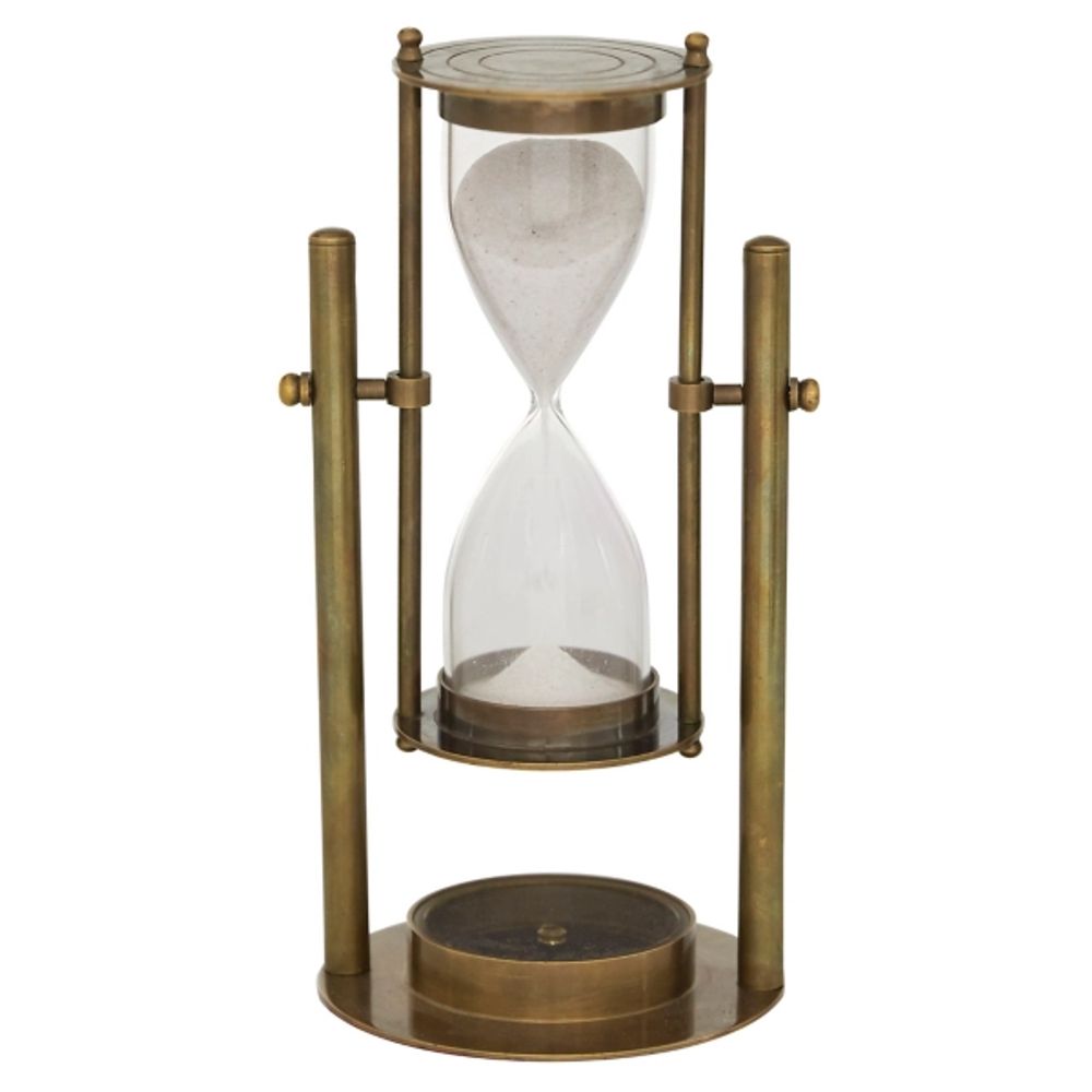 Brass Spinning Hourglass