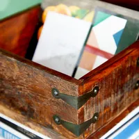 Reclaimed Wood Antique Box Set, Set of 3