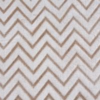 Stone Chevron Plush Throw