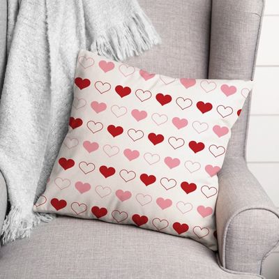 Multi Heart Valentine Pillow