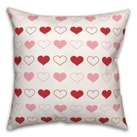 Multi Heart Valentine Pillow