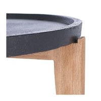 Black Sera Outdoor Side Table