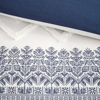 Navy and White 3-pc. Full/Queen Comforter Set