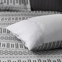 Gray Woven Jacquard California King Comforter Set