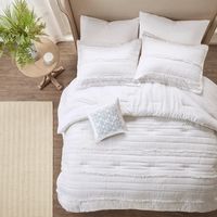 White Quilted King 5-pc. Comforter Set