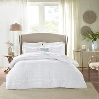 White Quilted King 5-pc. Comforter Set