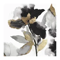 Black Leaves II Giclee Canvas Art Print