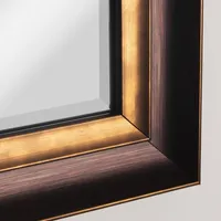 Oil Rubbed Bronze Beveled Framed Wall Mirror