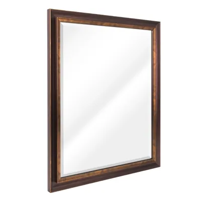 Oil Rubbed Bronze Beveled Framed Wall Mirror