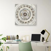 Neutral Mandala Canvas Art Print