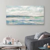 Reflective Horizon Canvas Art Print