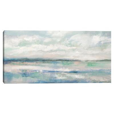 Reflective Horizon Canvas Art Print