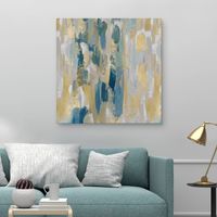 Reveal Teal I Canvas Art Print