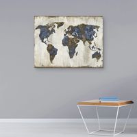 The World I Canvas Art Print