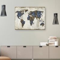 The World I Canvas Art Print