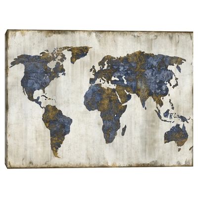 The World I Canvas Art Print