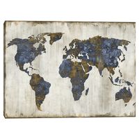 The World I Canvas Art Print